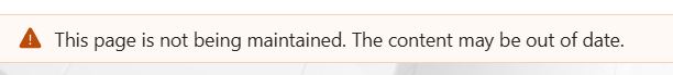 inactive pages in sharepoint