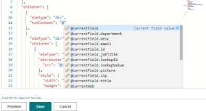 Intellisense-like feature in SP formatter