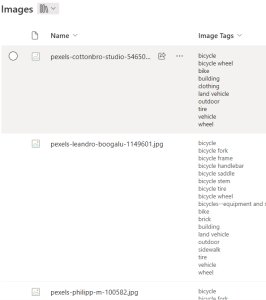 Image Tagging in SharePoint Premium