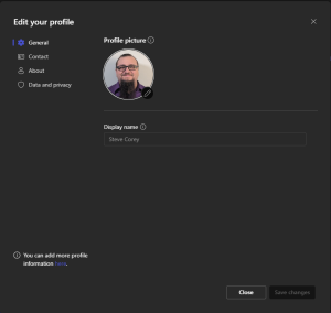 New M365 profile 4